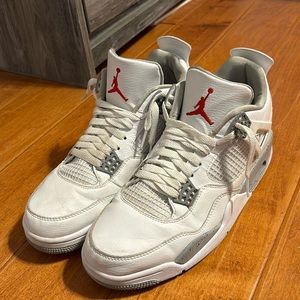 Nike Jordan 4 Retro White Oreos Size 9.5 Mens